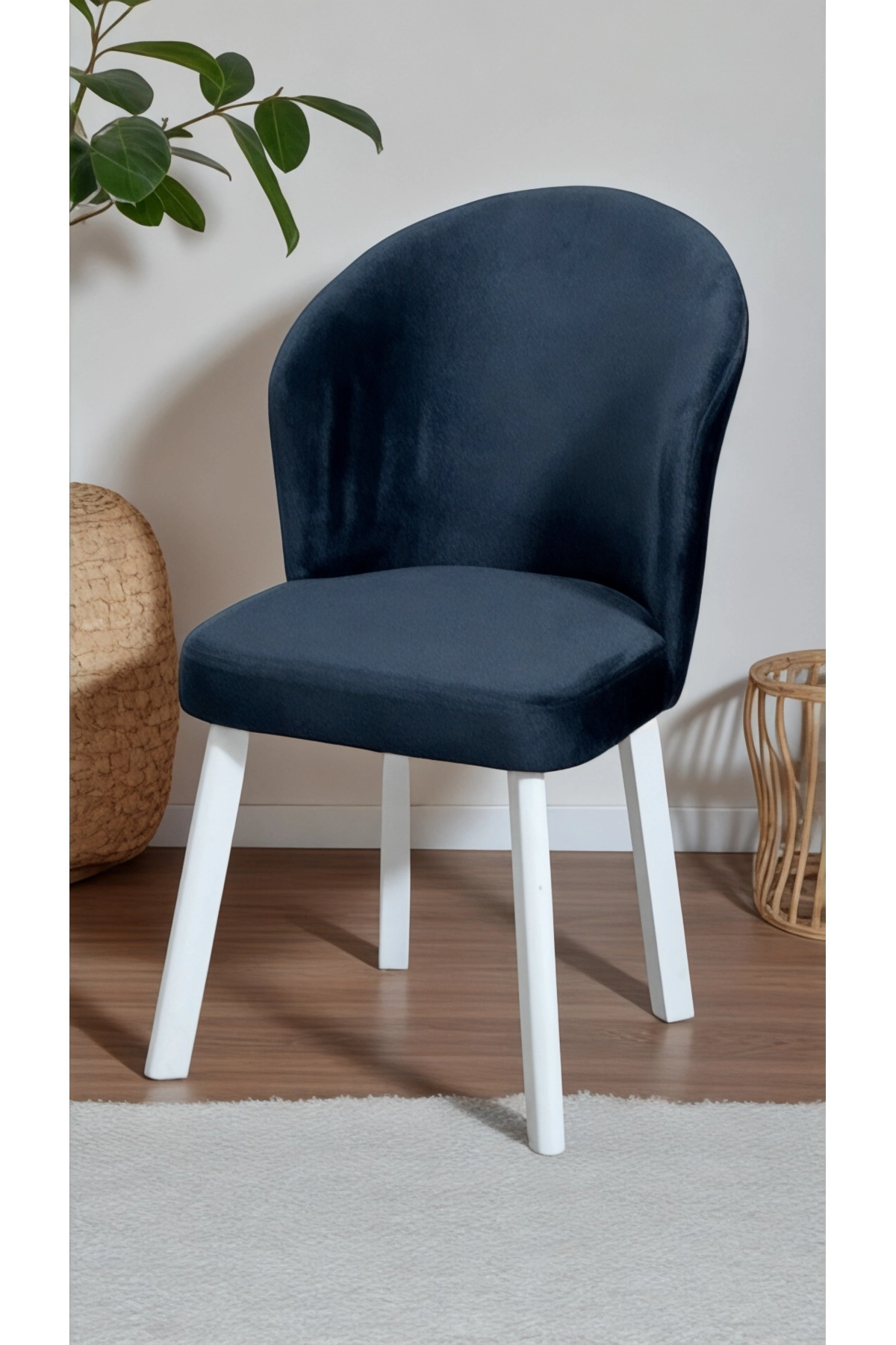 2 Adet Midye Sandalye Mutfak Cafe Restaurant Proje Metal Lüks Sandalye-1