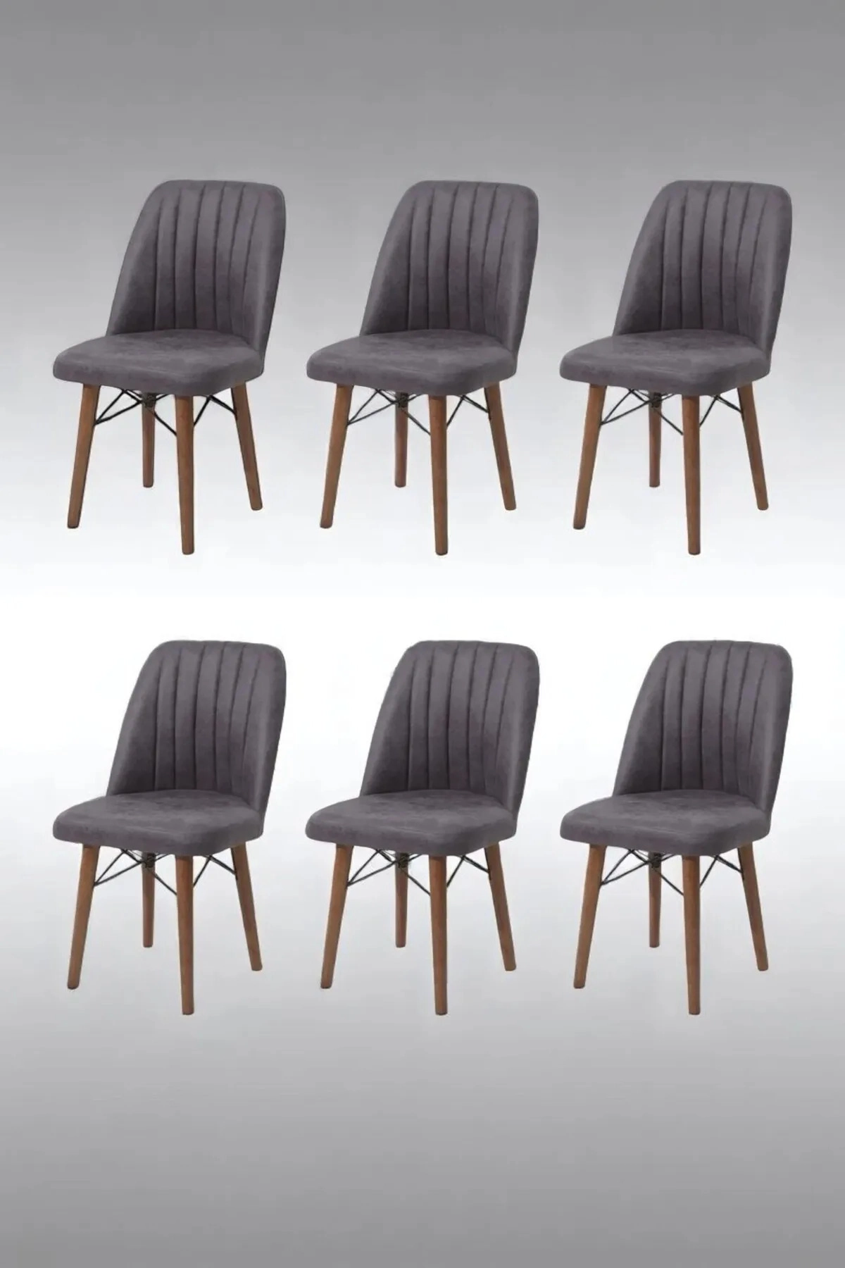 2'li Mutfak Sandalyesi Salon Sandalyesi Yemek Odası Sandalyesi 2 Adet Sandalye Cafe Restaurant-1