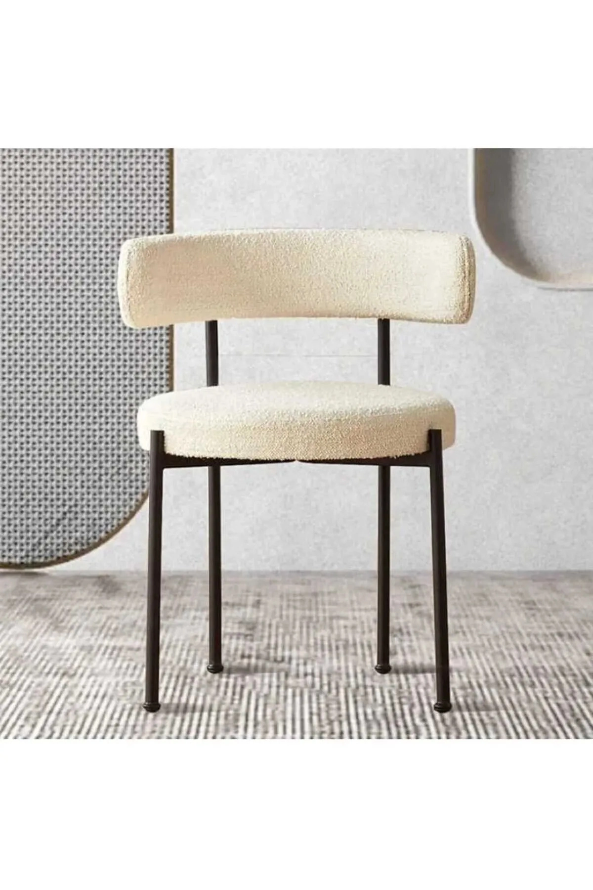 2'li Teddy Sandalye Mutfak Sandalyesi-1