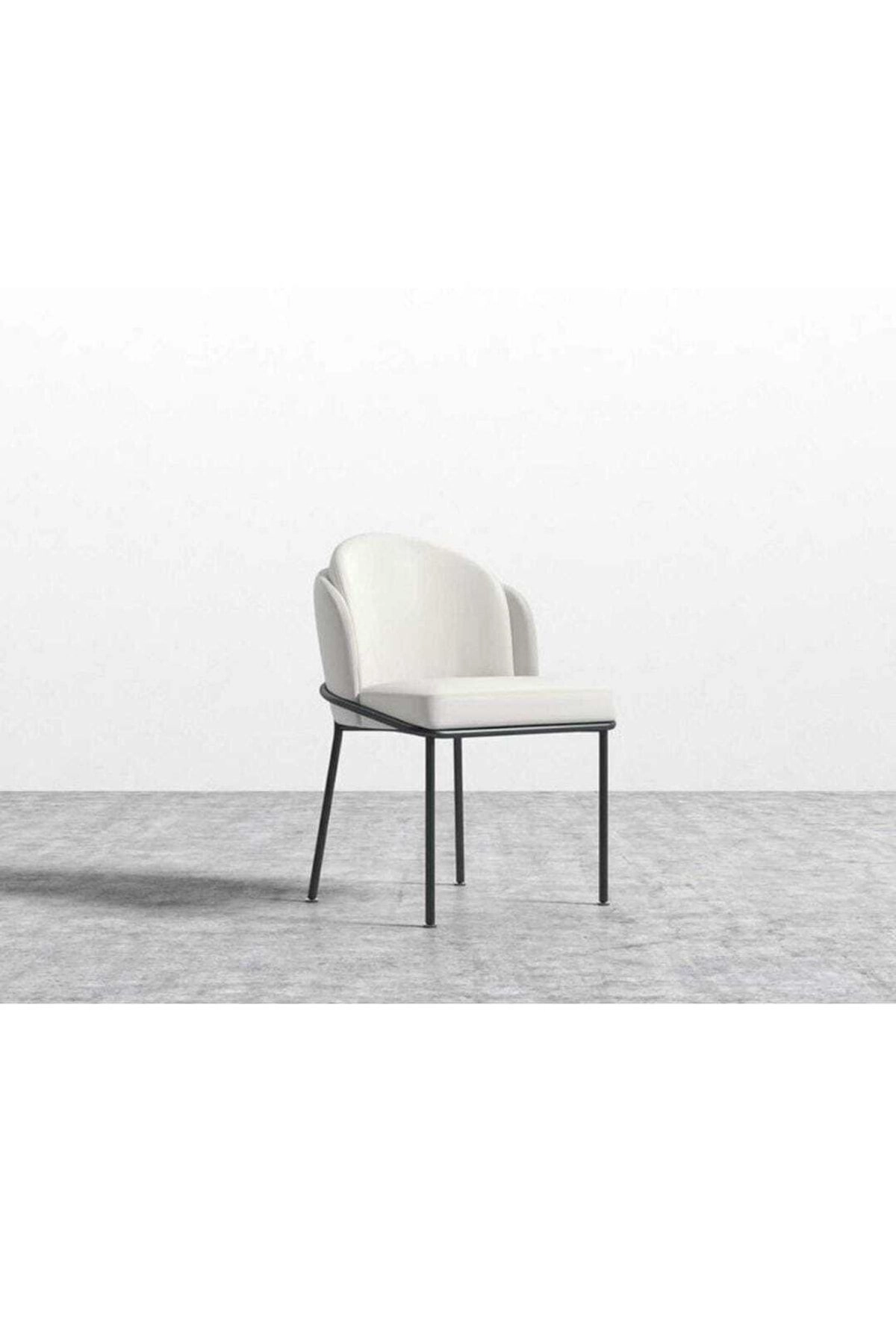 4'lü Salon Sandalyesi Mutfak Sandalyesi Yemek Odası Sandalyesi Papel Sandalye Baby Face-1