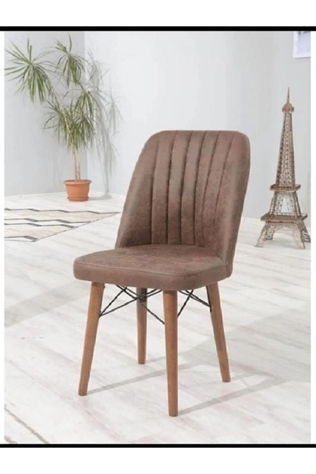 6'lı Mutfak Sandalyesi Salon Sandalyesi Yemek Odası Sandalyesi 6 Adet Sandalye Cafe Restaurant-1