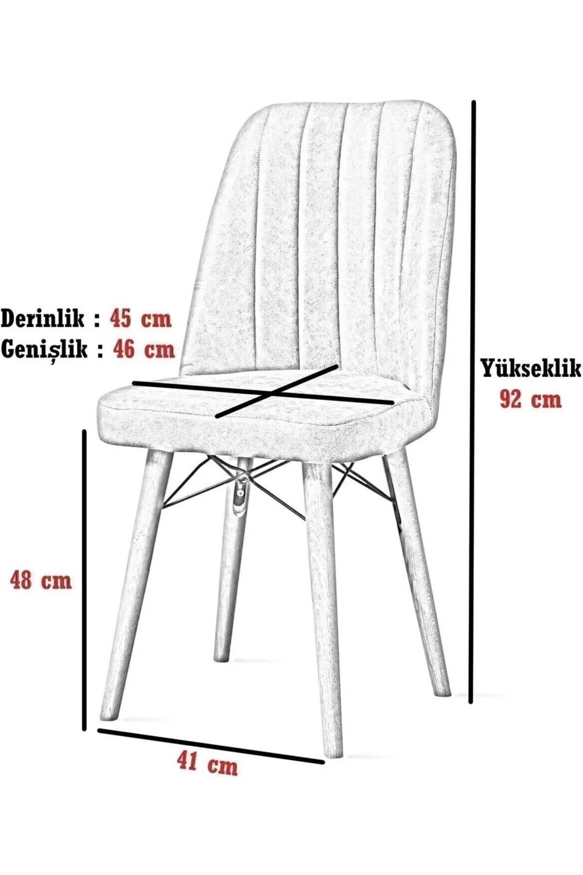 80x170CM Mutfak Masası Takımı | 4 Kişilik Açılır Masa Sandalye Takımı -Yemek Odası-MDF - SİYAH MERMER - KREM-5