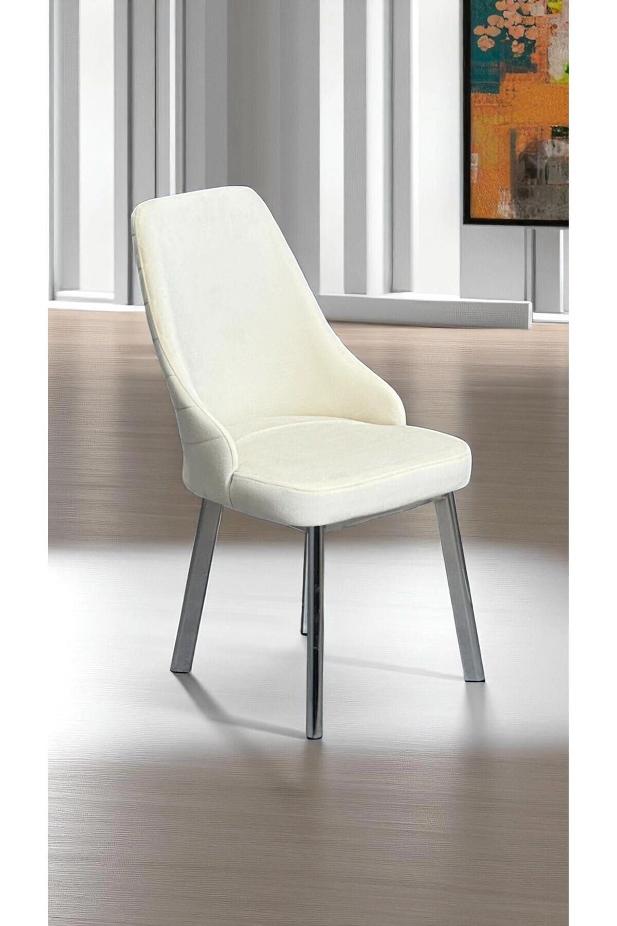 Erciyes Yaprak Sandalye Mutfak Cafe Restaurant Proje Metal Lüks Sandalye-2