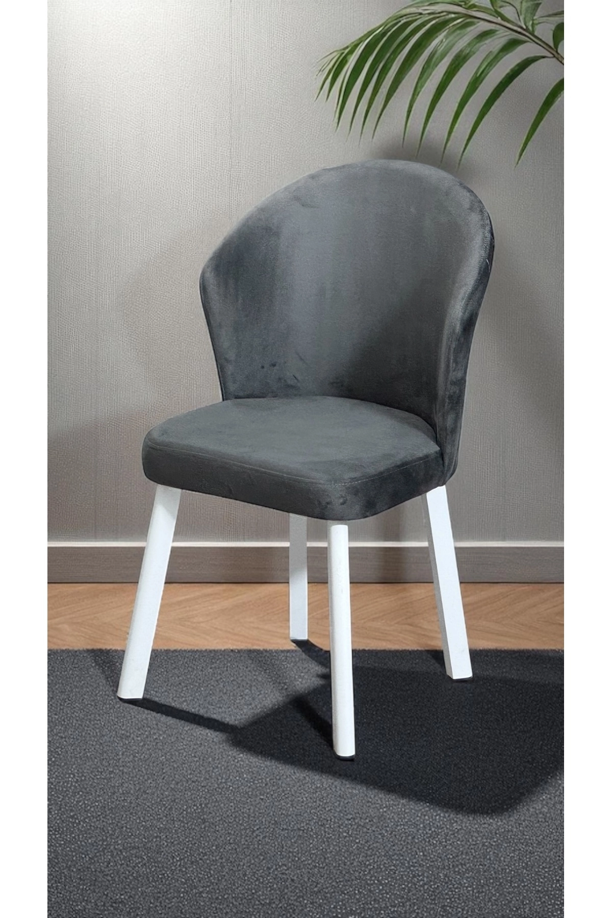 Midye 2 Adet Sandalye Mutfak Cafe Restaurant Proje Metal Lüks Sandalye-1