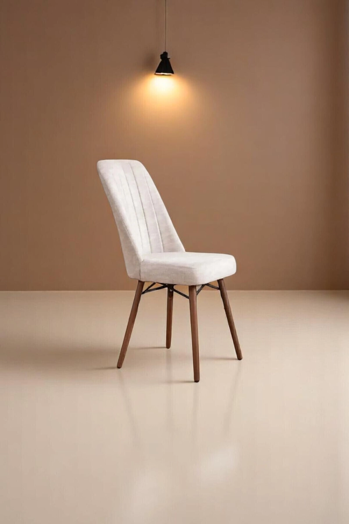 Mutfak Masası Takımı | 6 Kişilik Açılır Masa Sandalye Takımı | Salon Masası | Yemek Masası - Krem-2