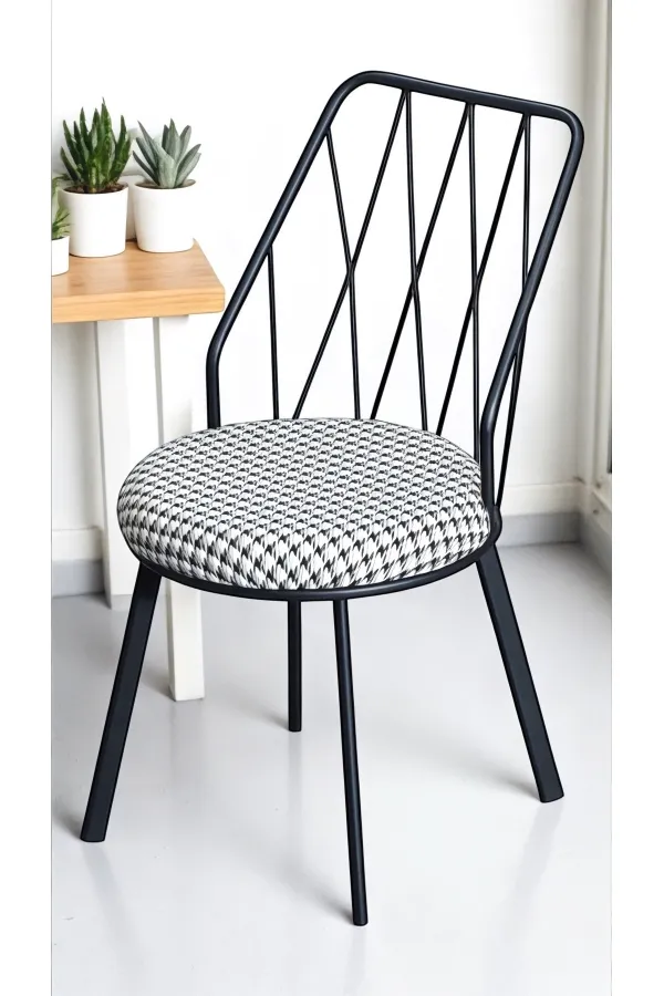 2 Adet Yıldız pro metal-demir sandalye kazayağı Kumaş