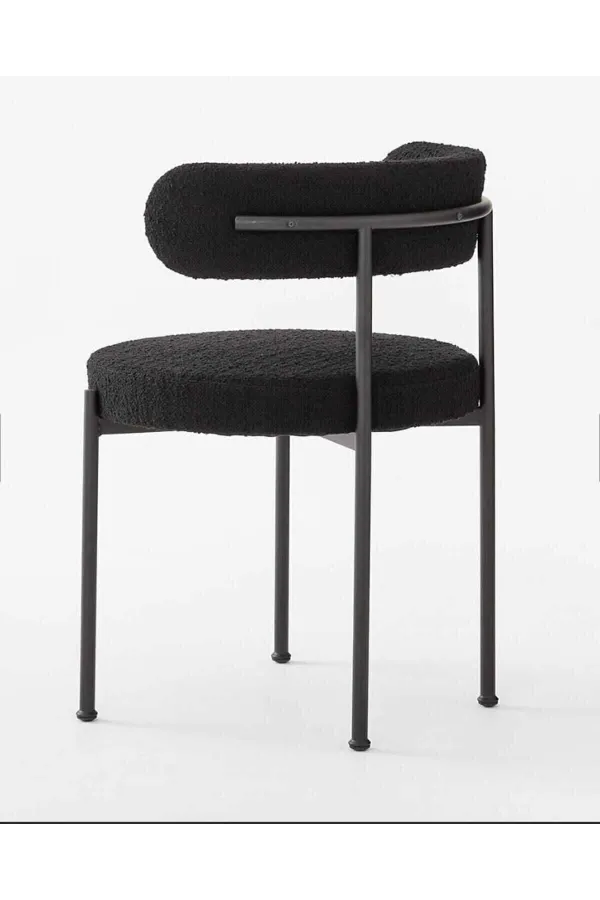 2'li Teddy Sandalye Mutfak Sandalyesi Salon Sandalyesi Cafe Restaurant Sandalyesi