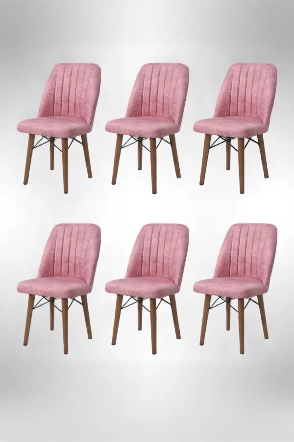 6'lı Mutfak Sandalyesi Salon Sandalyesi Yemek Odası Sandalyesi 6 Adet Sandalye Cafe Restaurant