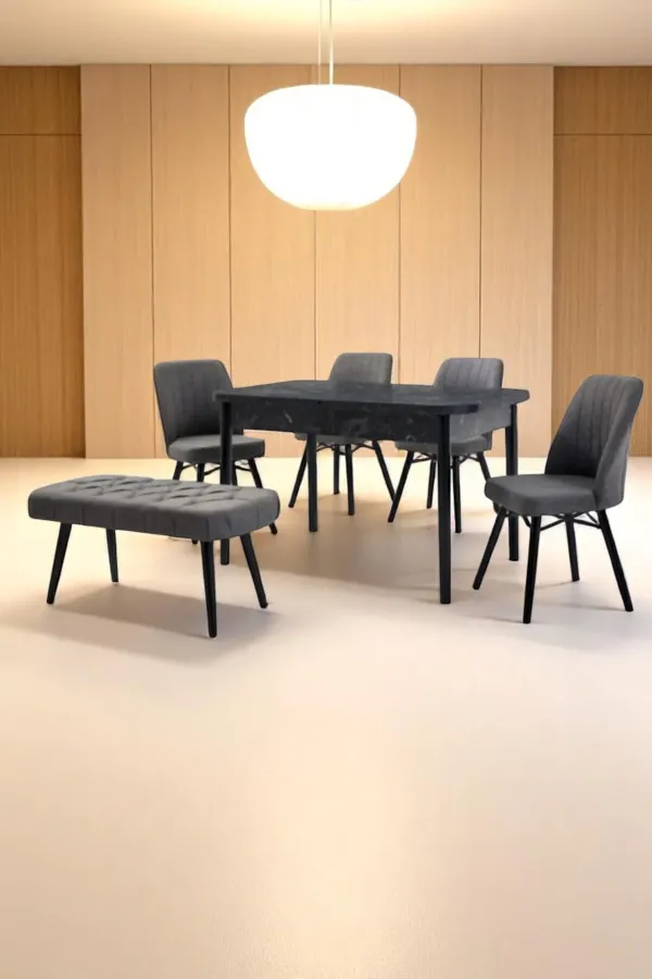 Mutfak Masası Salon Masası Masa Sandalye Takımı Açılır Masa Bench Sandalye