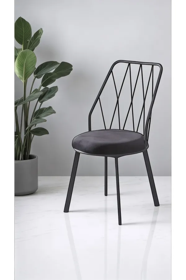 Yıldız Pro Mutfak Sandalyesi Metal Sandalye Tel Sandalye Cafe Sandalyesi Restoran Sandalyesi