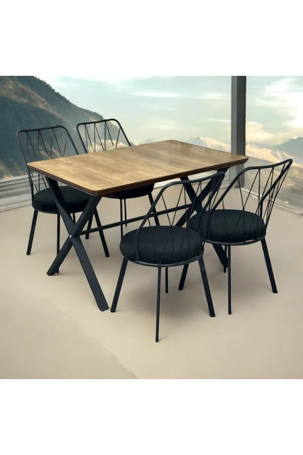 YILDIZ SANDANDALYE X AYAKLI MEDEFE MASA