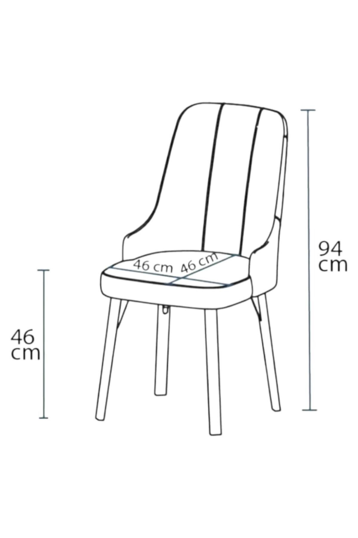 Sonata Beyaz 80 x 132 Açılabilen MDF Masa Metal Ayaklı Mutfak Masası Takımı 6 Gri Sandalye-5