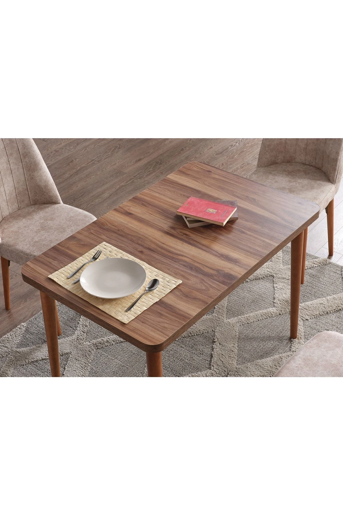 Tufan Sabit 4 Kişilik Mutfak Masası Takımı Yemek Masası Takımı-1