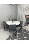4'lü Mutfak Sandalyesi Yemek Odası Sandalyesi Salon Sandalyesi Yemek Masası Sandalyesi-0