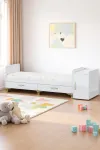 Uyku Setli, Yataklı, Mdf Korkuluklu, Anne Yanı, Dolaplı, Çekmeceli, Büyüyen, Sallanır Beşik-2
