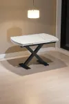 X Ayaklı Masa Açılır Masa Mutfak Masası Salon Masası Yemek Masası Enzi Masa-1